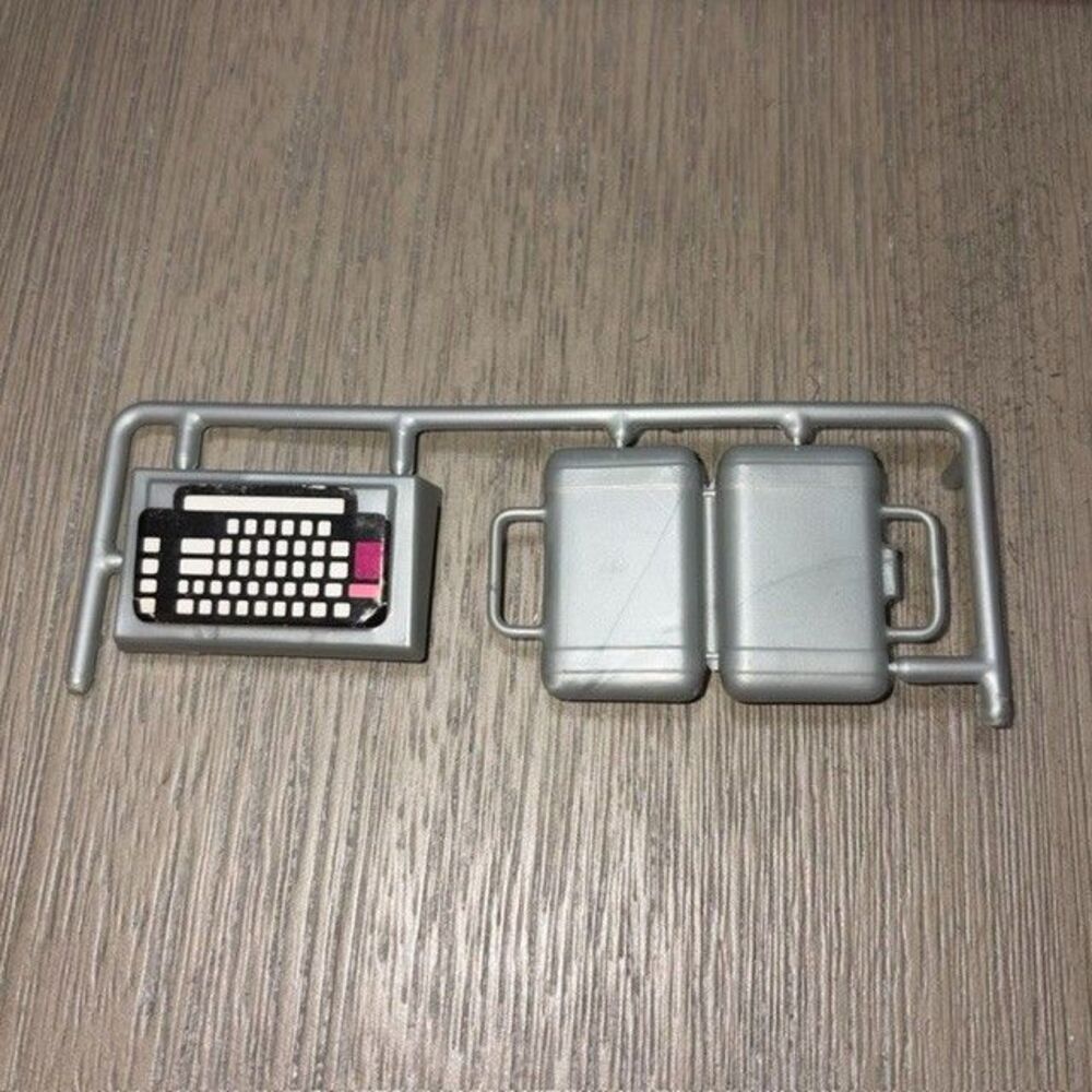 Vintage 1985 Astronaut Barbie Accessories Computer Case On Tree